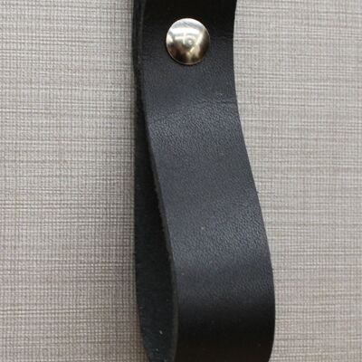 Oxford Leather Pull Handles - Black " 4 pull handles"