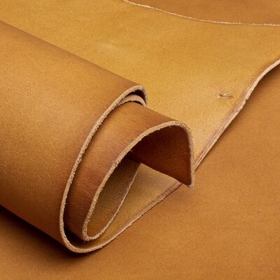 Biscuit, Buttero Veg Tan Leather Oval Tags - " Pack of 20"