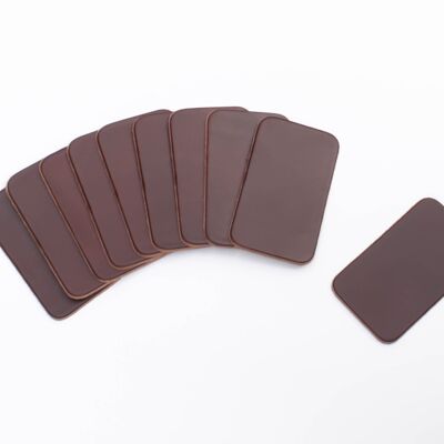 Chocolate Buttero Tag Blanks, 10 pack