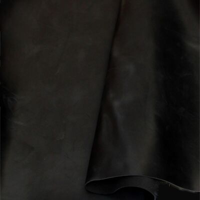 Leather buckle, bag & cuff strap sets - Black "brass finish" "1 strap & buckle set"