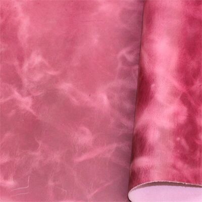 Leather buckle, bag & cuff strap sets - Bubblegum-pink "nickel finish" "1 strap & buckle set"