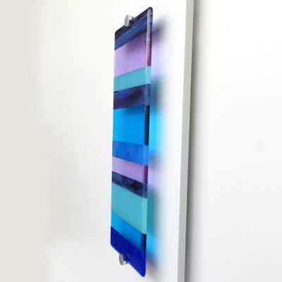Riva fused glass wall art - Heather / SKU551