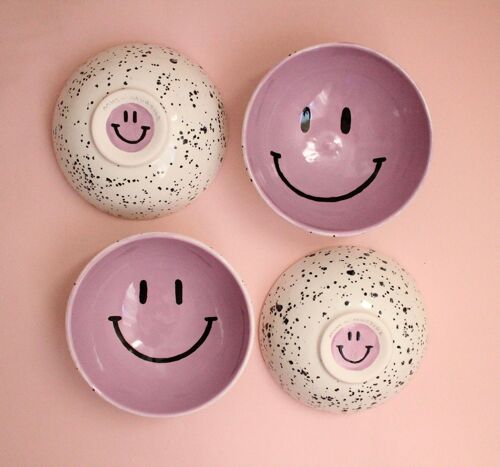 Handmade Ceramic Bowl (Lilac Lily)