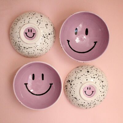 Handmade Ceramic Bowl (Lilac Lily)