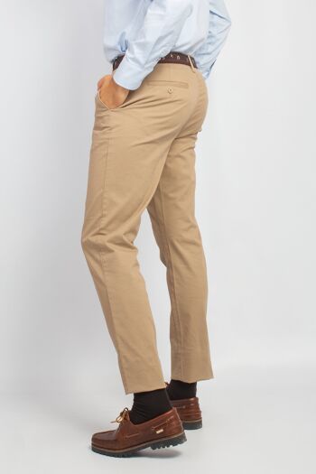 Pantalon Chino Regular Beige 5