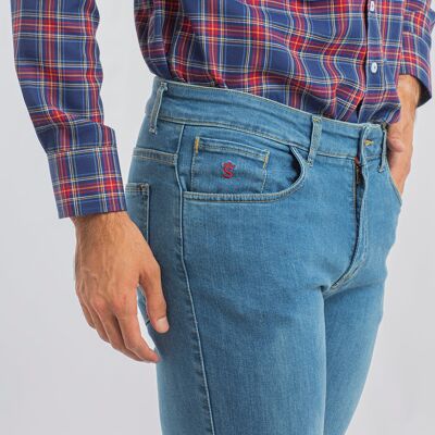 Pantalón Azul Medio