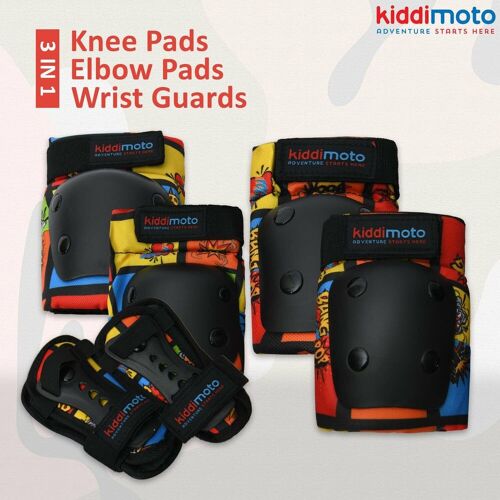 Comic Pad Set - Elbow, Knee and Wrist pads
