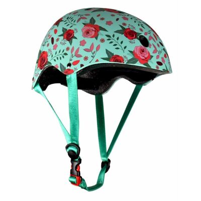 Casque de vélo floral pour enfants