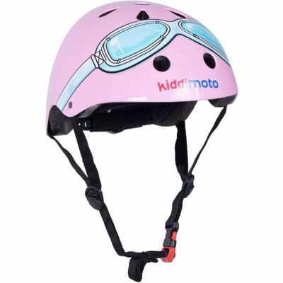 Pink Goggle Bicycle Helmet
