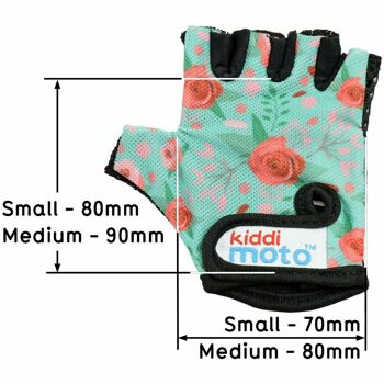 Gants de vélo à fleurs 2