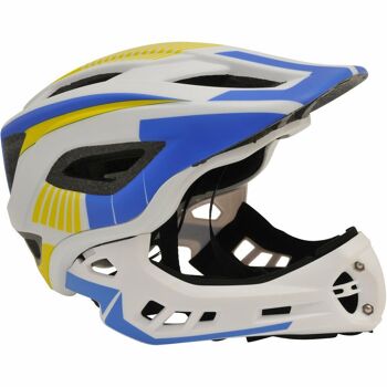 Casque Intégral IKON - Blanc/Bleu 1