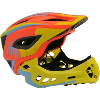 Casque intégral IKON - Orange/Jaune 1