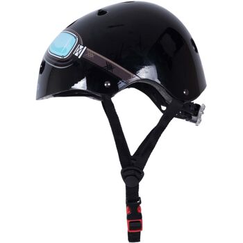 Casque de vélo à lunettes noires 5