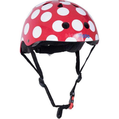 Red Dotty Bicycle Helmet
