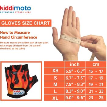 Gants de cyclisme Flame pour enfants 2