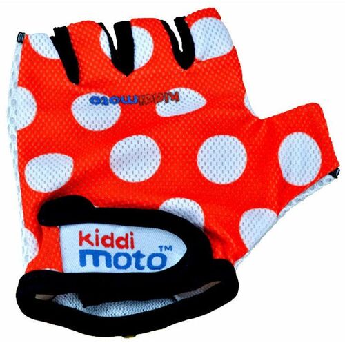 Red Dotty Cycling Gloves