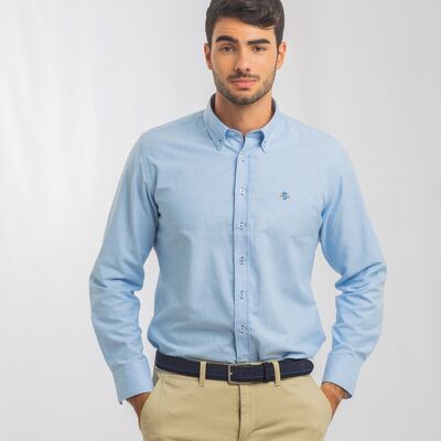 Camicia Oxford azzurra