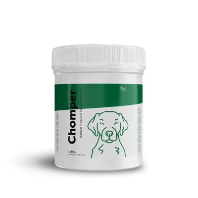 CHOMPER – Organic Tartar & Plaque Remover for Dogs & Puppies