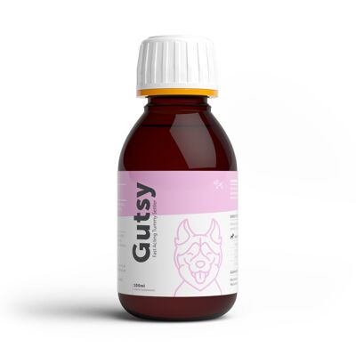 GUTSY – Suspensión abdominal de acción rápida para perros y cachorros - 100 ml