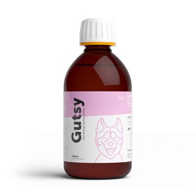 GUTSY – Suspensión abdominal de acción rápida para perros y cachorros - 250 ml