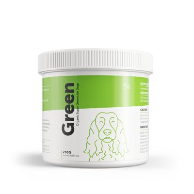 GREEN – Supplément Super Greens bio pour chiens et chiots