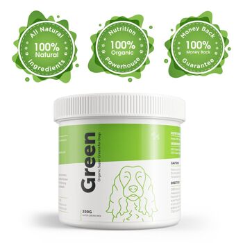 GREEN – Supplément Super Greens bio pour chiens et chiots 2