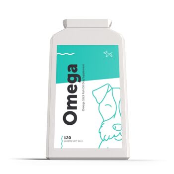 OMEGA - Complexe d'huile de poisson oméga 3, 6, 9 pour chiens et chiots 1