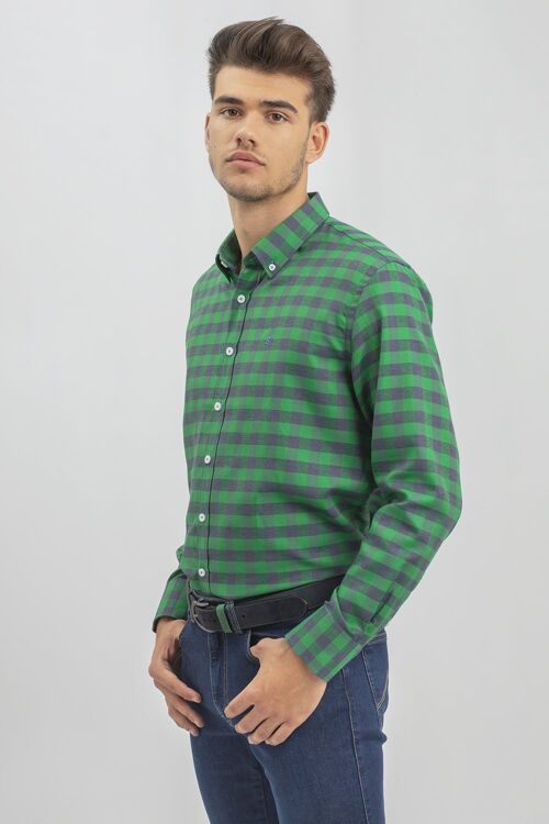 Camisa Cuadro Verde