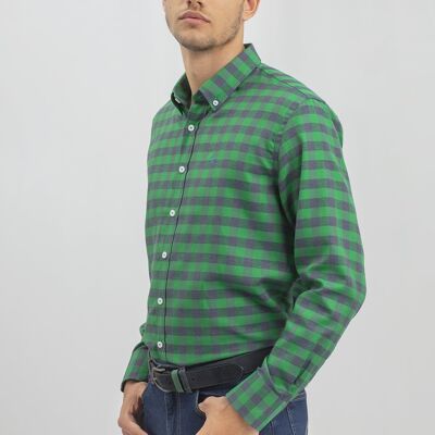 Camisa Cuadro Verde