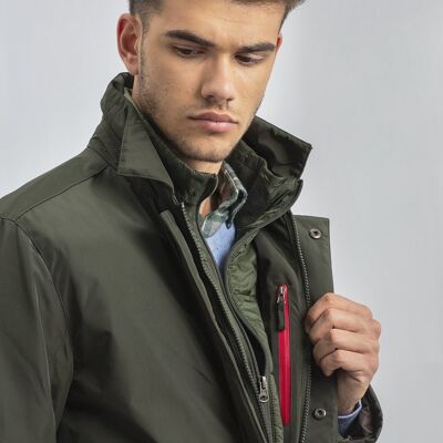 Green Waterproof Hunting Parka