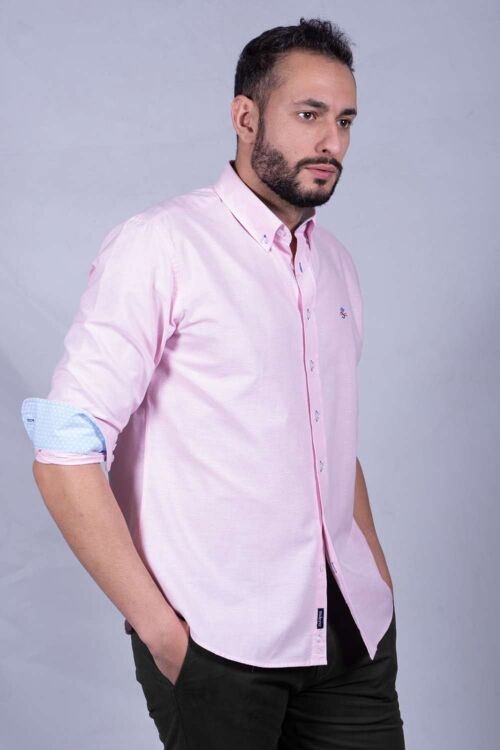 Camisa Oxford Rosa