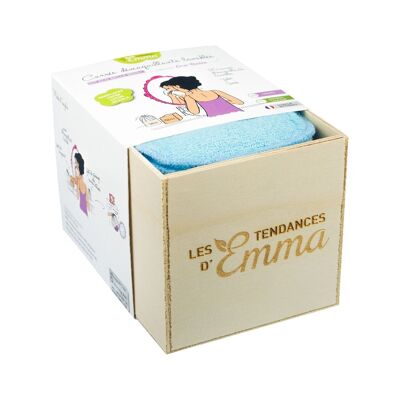 Kit eco belle D'Emma 20 carrés démaquillants Bambou couleur