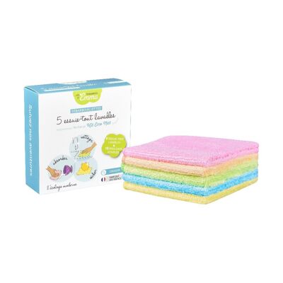 5 Washable paper towel in Recharge les Tendances d'Emma color
