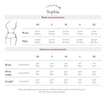 Jupe Taille Haute 100% Lin Bio – SOPHIA Pure White 9
