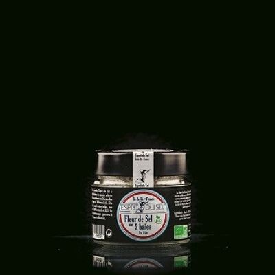 Fleur de sel 5 baies pot 150g