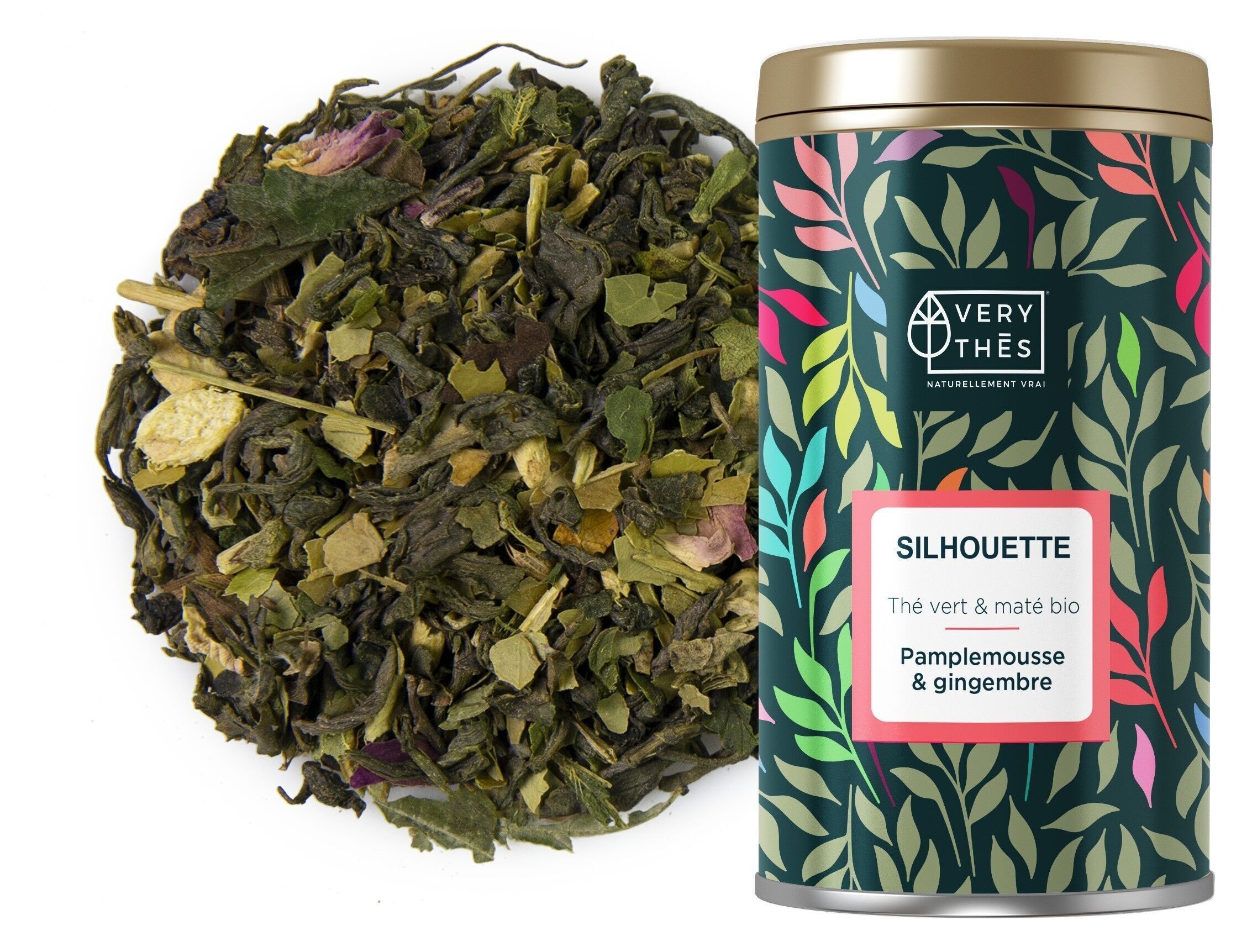 BIO Grüner Tee "SILHOUETTE" 85 GR (GRAPEFRUIT & INGWER)