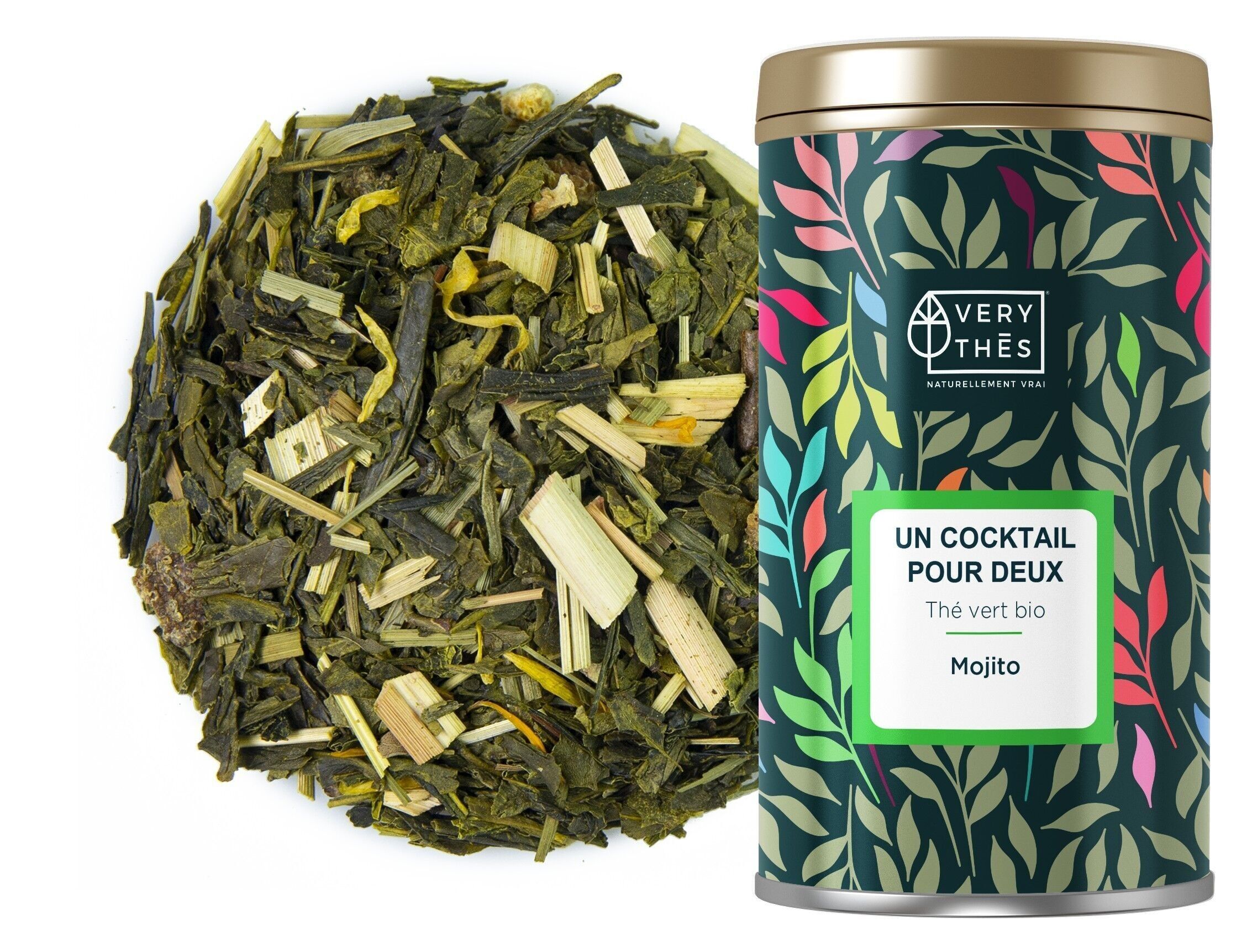 Green tea "COCKTAIL FOR 2" ORGANIC 85 GR (MOJITO)