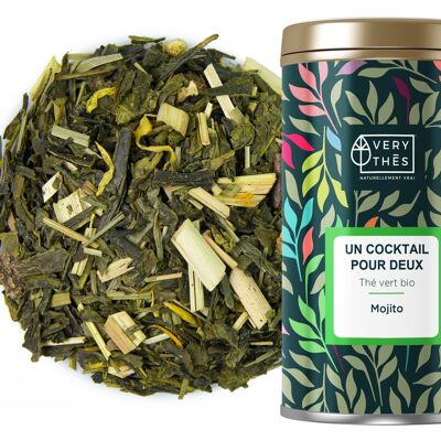 Té verde "CÓCTEL PARA 2" ECOLÓGICO 85 GR (MOJITO)