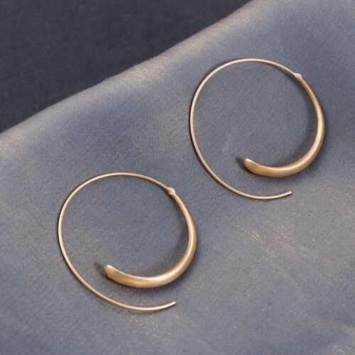 Swoop Hoop Earrings - No