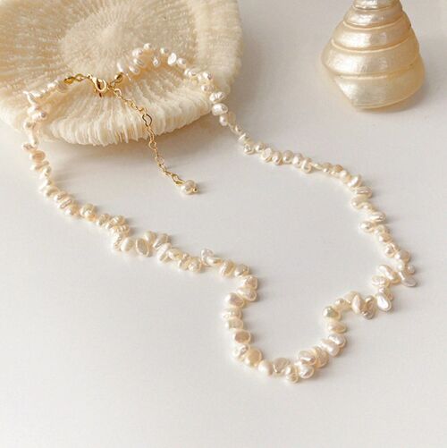 Freshwater Pearl Beaded Necklace - Yes (+£2.50)