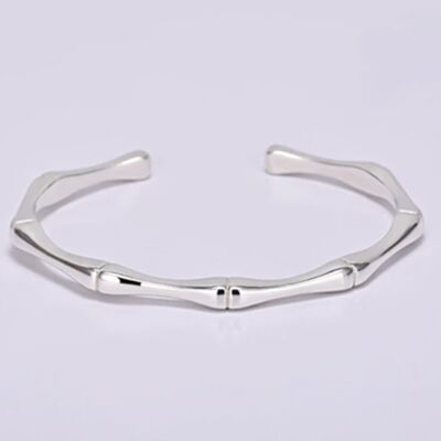 Bracelet en bambou en argent sterling - Non