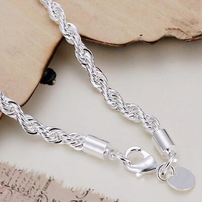 Twisted Rope Chain Bracelet - Yes (+£2.50)