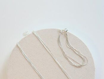 Collier en cascade en argent sterling - Non - Non 5