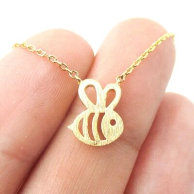 Collana Pendente Bumble Bee - Oro - No