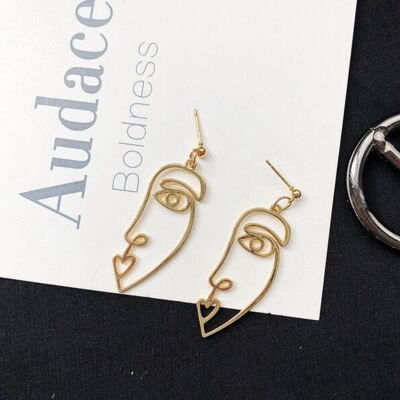 Pendientes colgantes Picasso - Oro - No