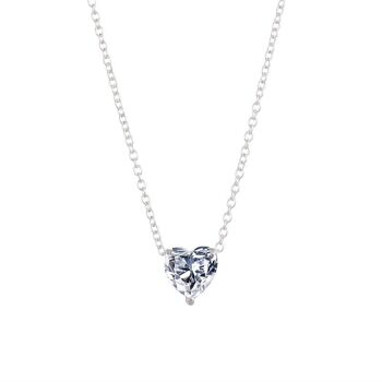 Collier Choker Pendentif Coeur en Cristal - Argent - Oui (+£2.50) 4