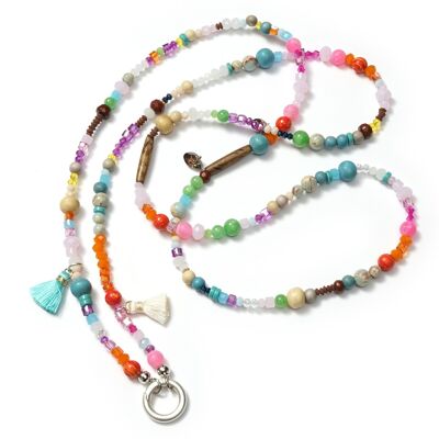 Rio 120 Colour, long gemstone interchangeable chain