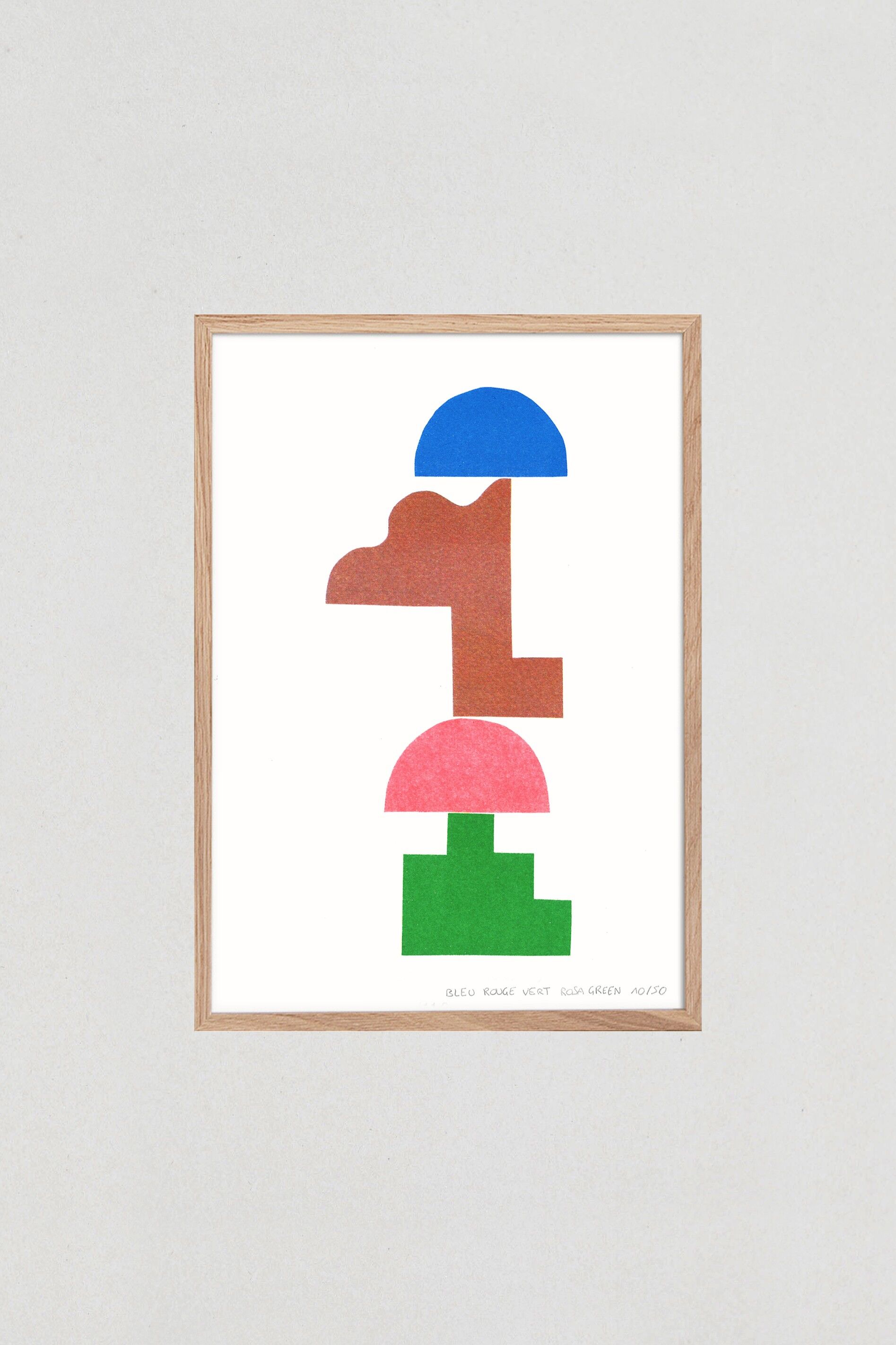 ILLUSTRATION "BLAU ROT GRÜN", A4