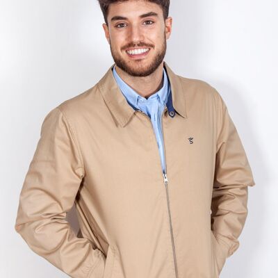 Beige Jacke