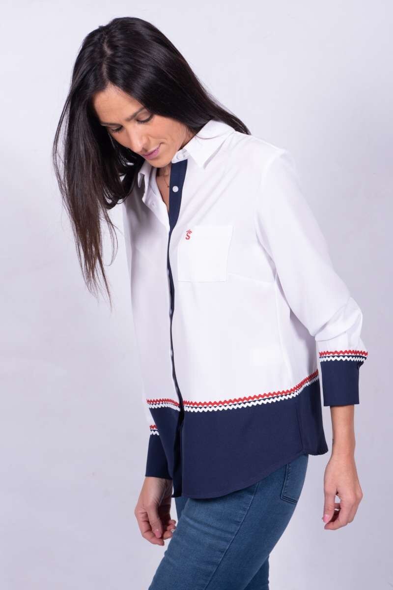 Camicetta Piquillo Bianca